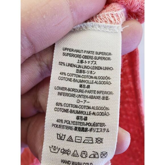 Free People Sundial Dip Dye Tee Thermal Tee size XS - Picture 4 of 13